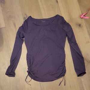 Athleta Long Sleeve Purple Athletic Top Size Small